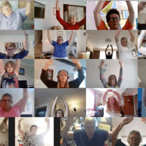 Online Seated Chair Total Body Exercise Class