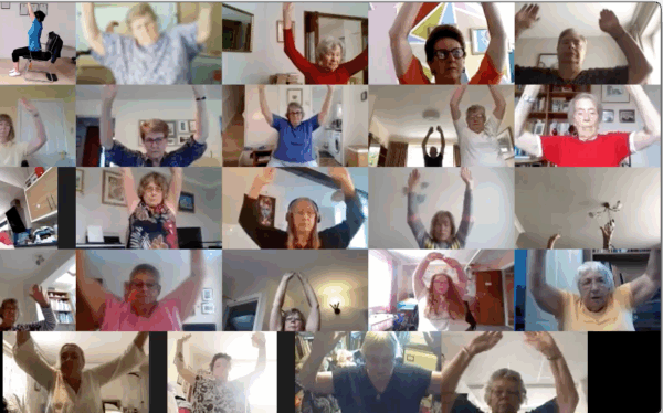 Online Seated Chair Total Body Exercise Class