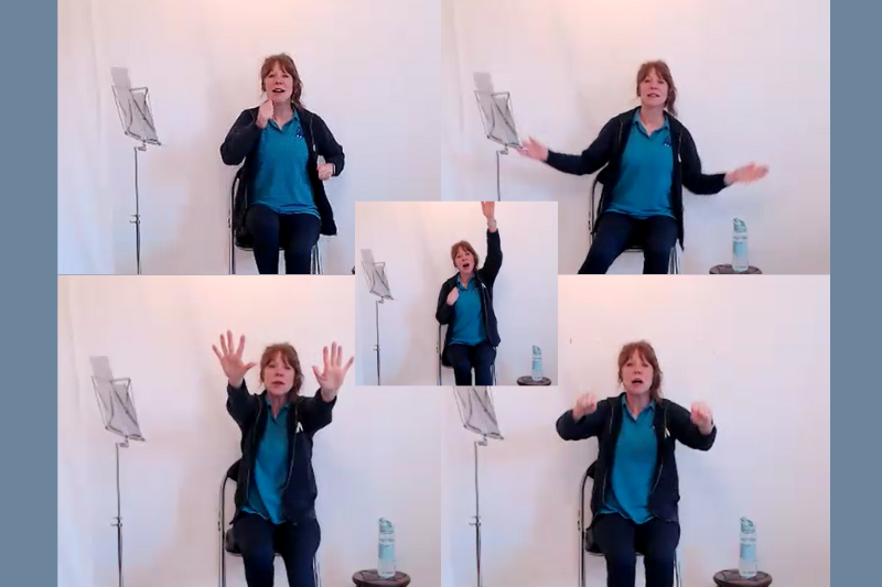 Various class warm up exercises