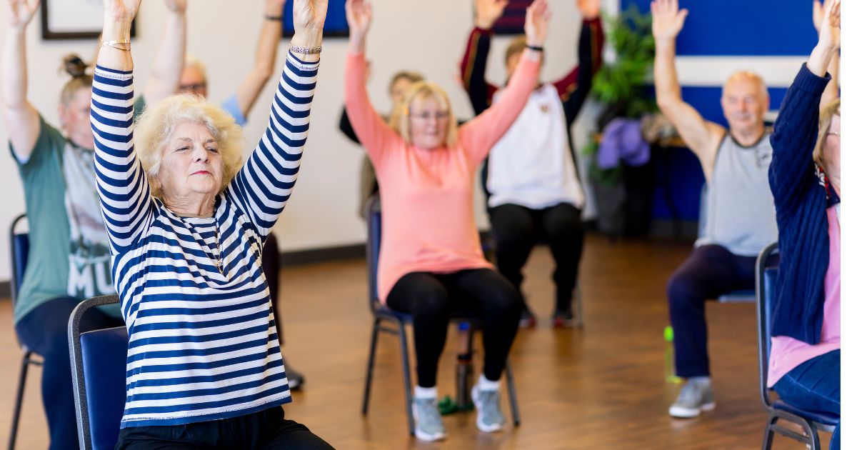 Seated chair exercise benefits