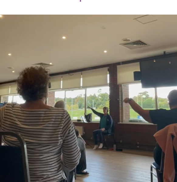 Seated Chair Exercise in Newbury, 8th April 2026