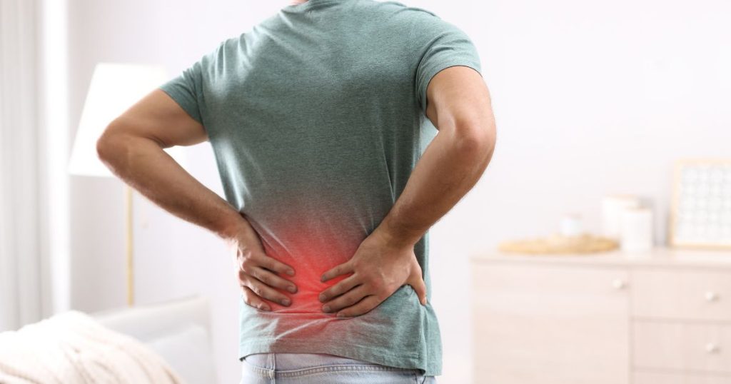 Man suffering with chronic pain and looking for tips to manage pain