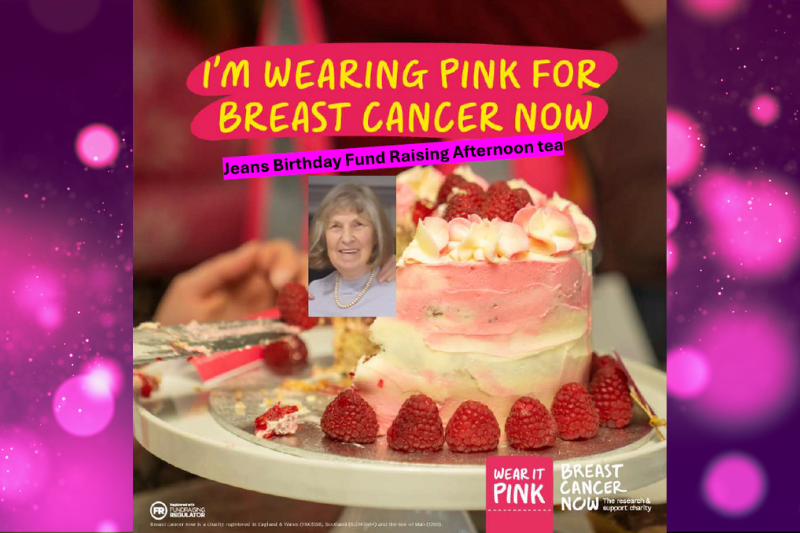 MOVEability's Debbie Mumford's afternoon tea fundraising for Breast Cancer Now