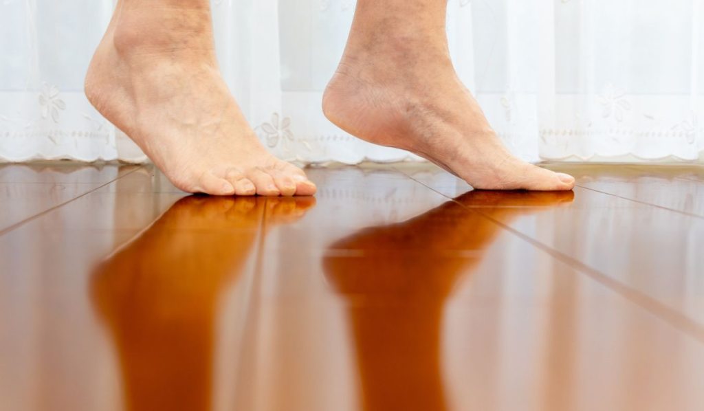 Heel raise exercise to fit into your routine